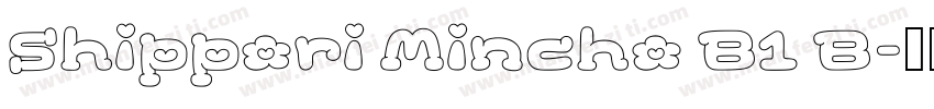 Shippori Mincho B1 B字体转换